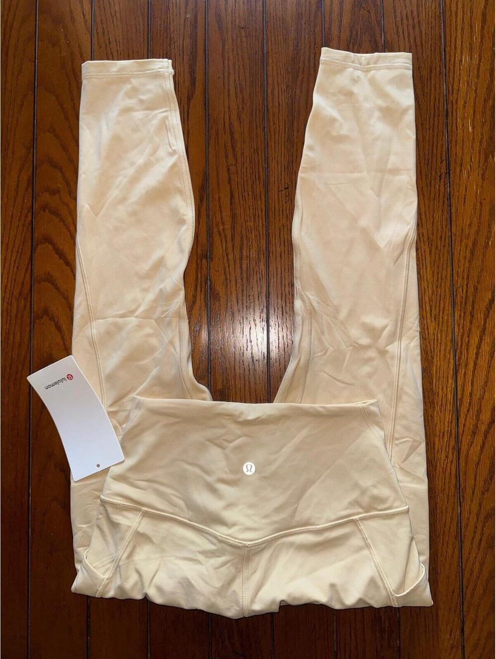 Lululemon Align With Pockets High Rise 25” Prosecco Size 6 NWT
